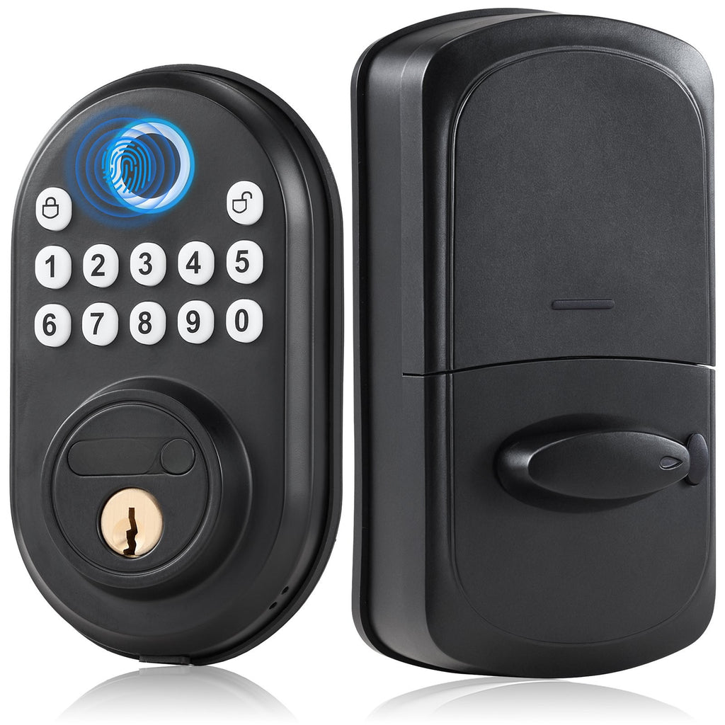 Smart Fingerprint Door Lock – Keyless Entry with Password & Key Access