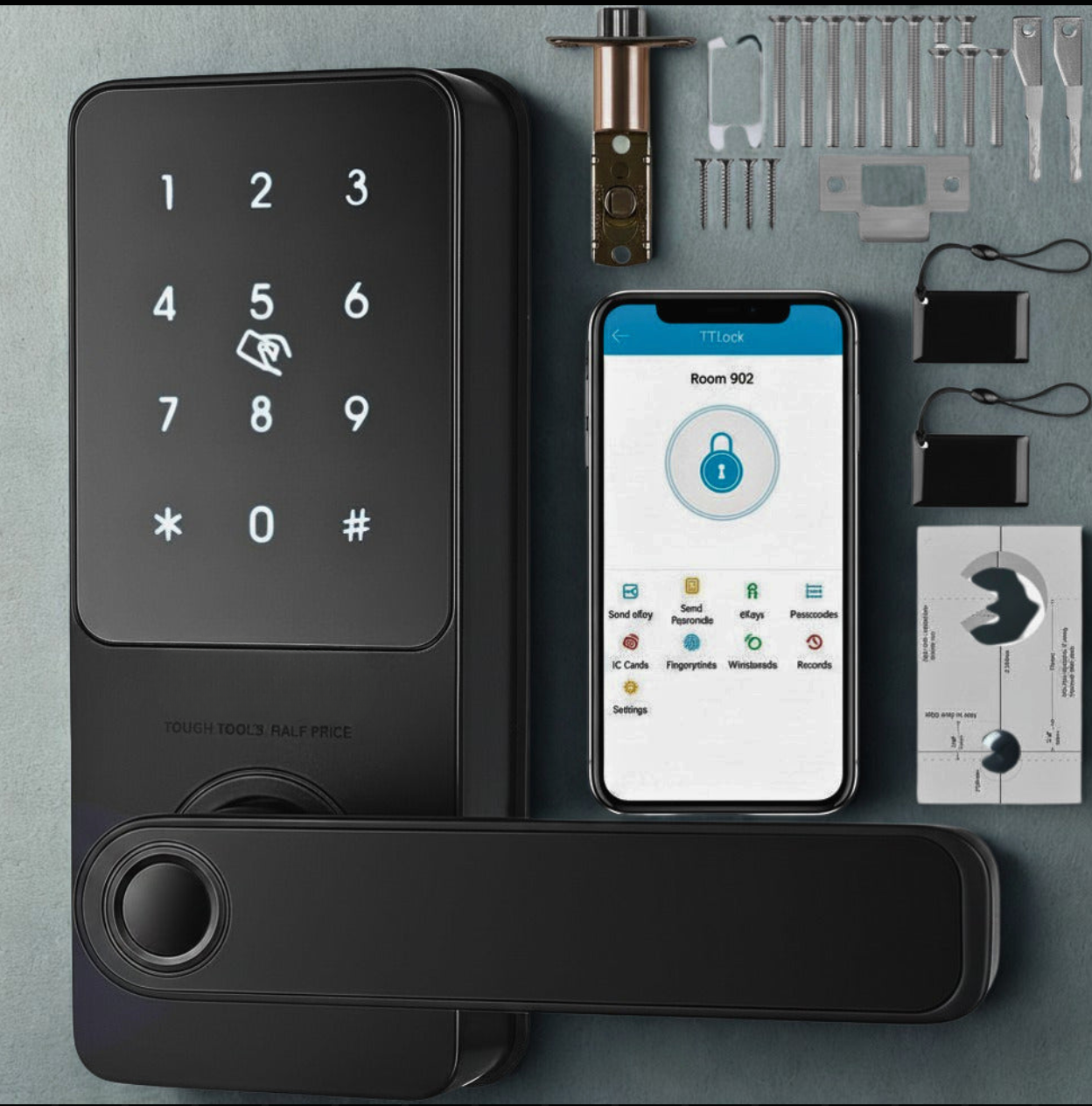 Smart Fingerprint Door Lock – 5-in-1 Keyless Entry with App, Keypad & Bluetooth