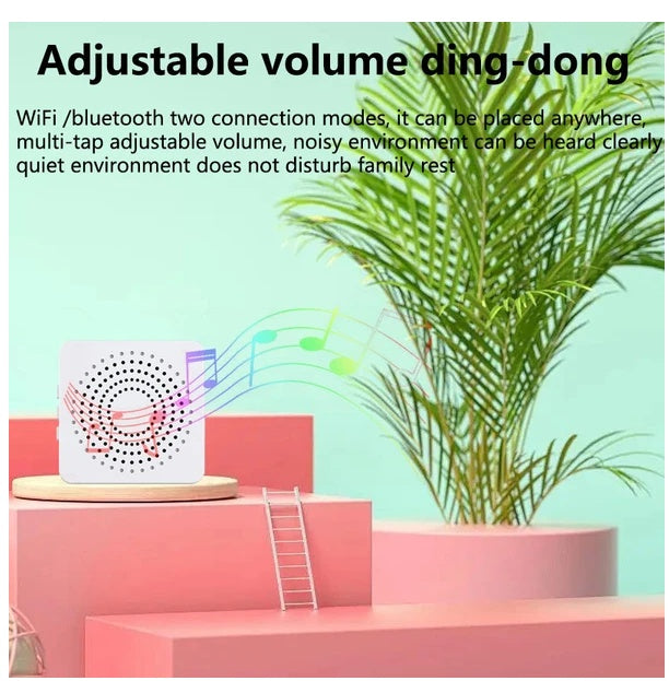 Smart WiFi Video Doorbell with Two-Way Audio & Night Vision