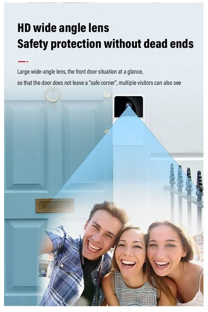 Smart WiFi Video Doorbell with Two-Way Audio & Night Vision